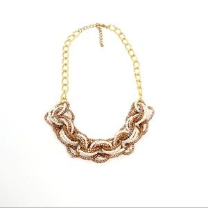 Gold Tones Beaded Necklace